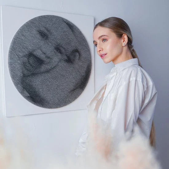 Dekorativ String Art Portret