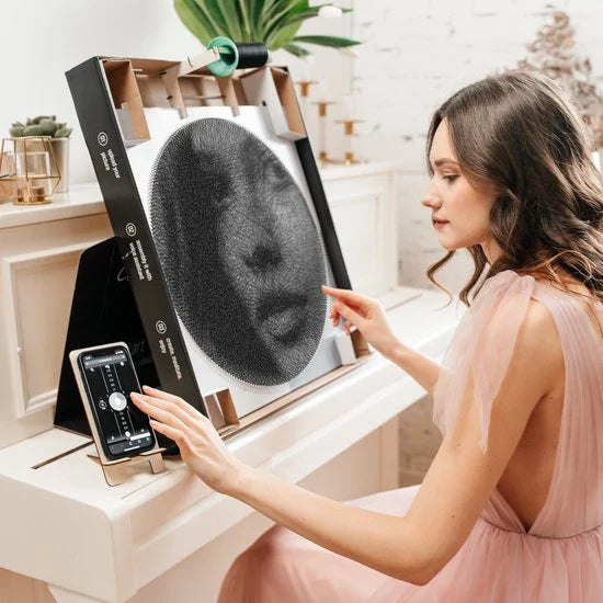 Dekorativ String Art Portret