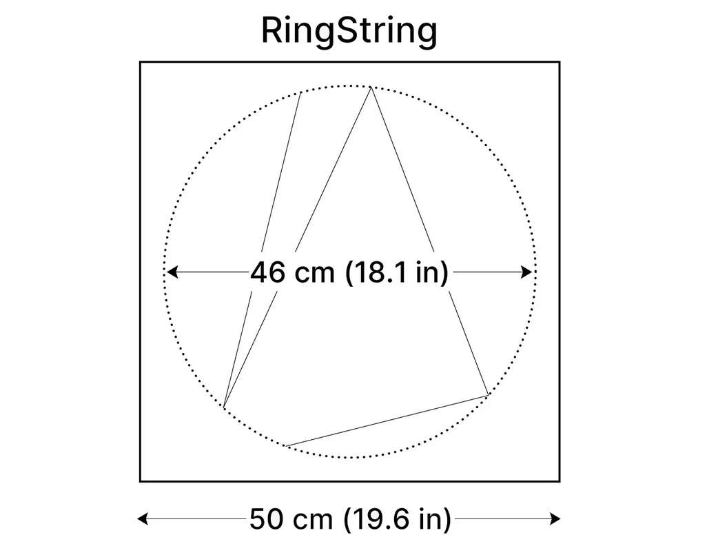 Dekorativ String Art Portret
